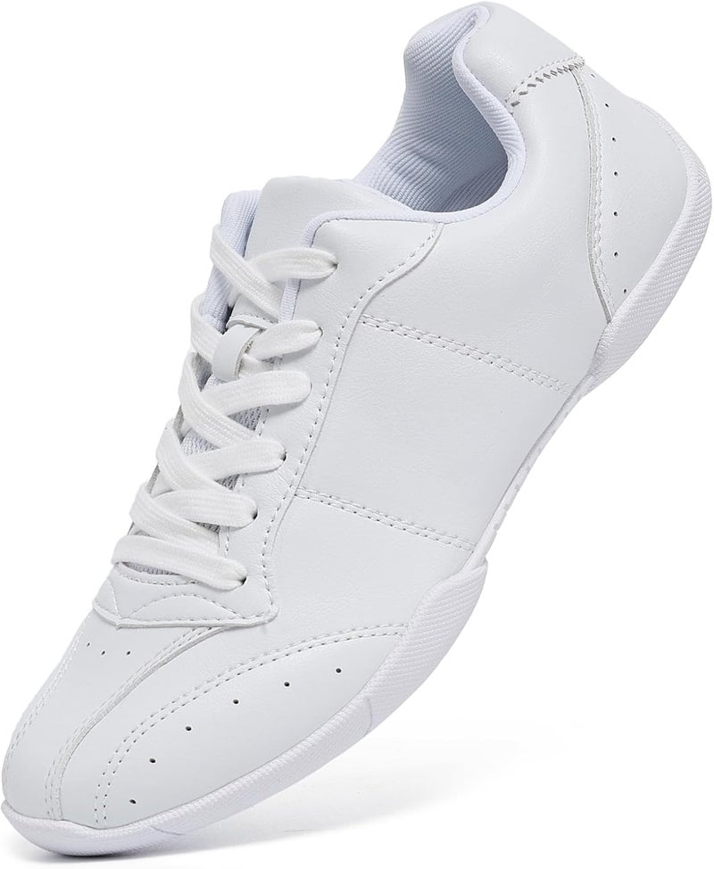 ZVC Cheer Shoes Girls White Cheerleading Shoes for Women Cheer Sneakers Kids Youth - Image 1